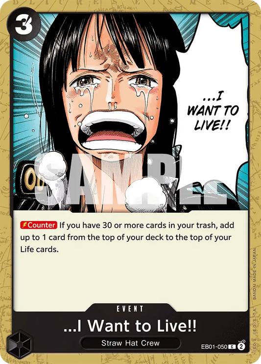 ...I Want to Live!! EB01-050 One Piece