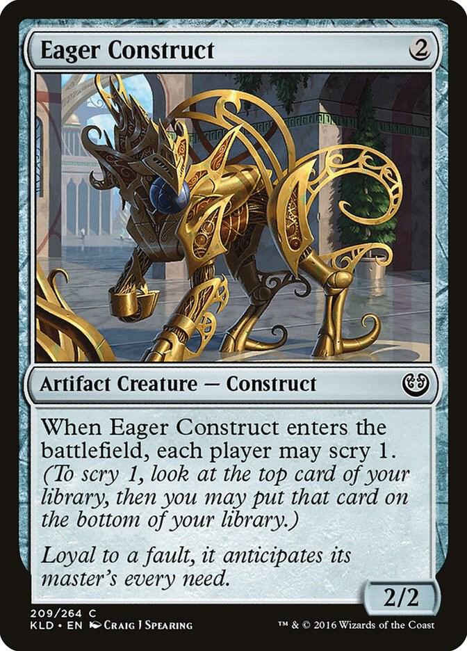 KLD - Kaladesh - Eager Construct Magic The Gathering