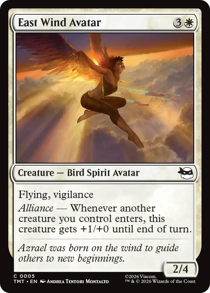 TMT- Teenage Mutant Ninja Turtles - East Wind Avatar Magic The Gathering
