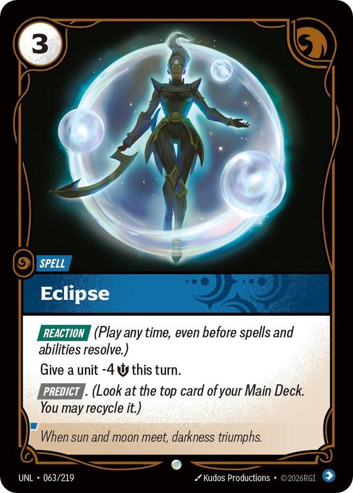 [UNL] - Riftbound: Unleashed - Eclipse Riftbound