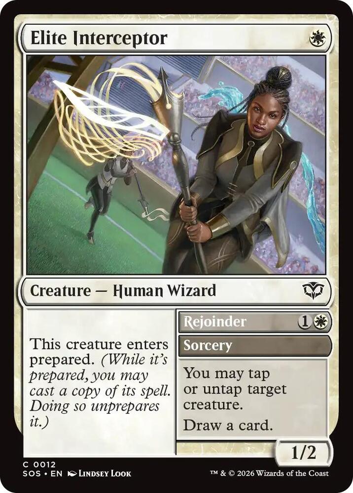 SOS - Secrets Of Strixhaven - Elite Interceptor Magic The Gathering