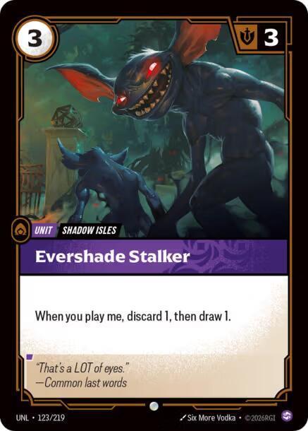 [UNL] - Riftbound: Unleashed - Evershade Stalker Riftbound