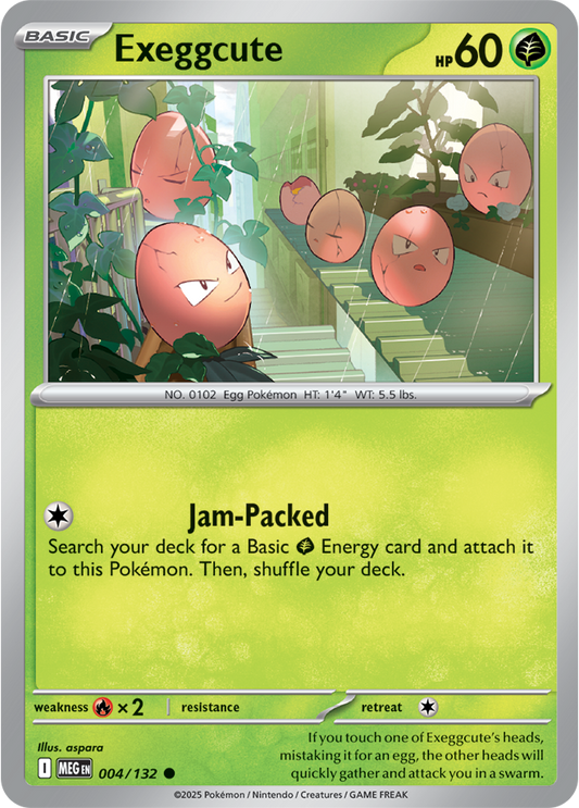 Pokemon - ME01 - Mega Evolution - Exeggcute - 004/132 Pokemon