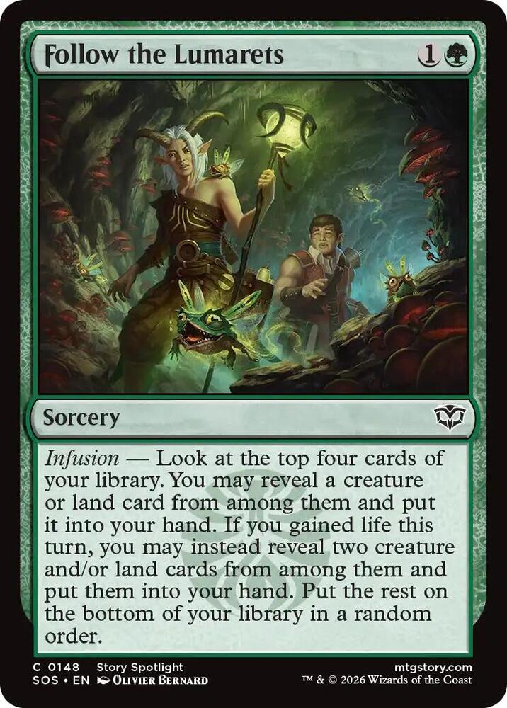 SOS - Secrets Of Strixhaven - Follow the Lumarets Magic The Gathering