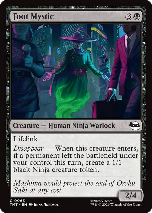 TMT - Teenage Mutant Ninja Turtles - Foot Mystic Magic The Gathering