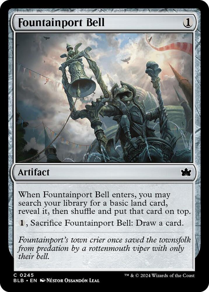 BLB - Bloomburrow - Fountainport Bell Magic The Gathering