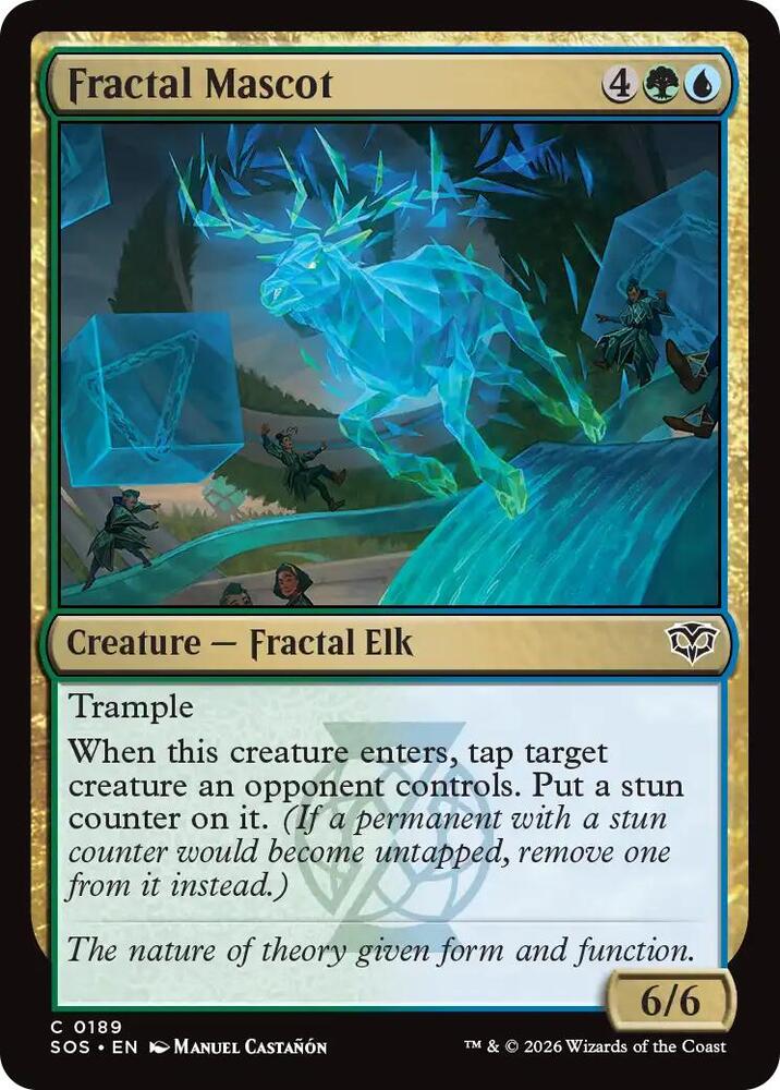 SOS - Secrets Of Strixhaven - Fractal Mascot Magic The Gathering
