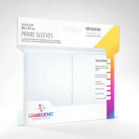 Gamegenic PRIME Sleeves: White (100) GameGenic