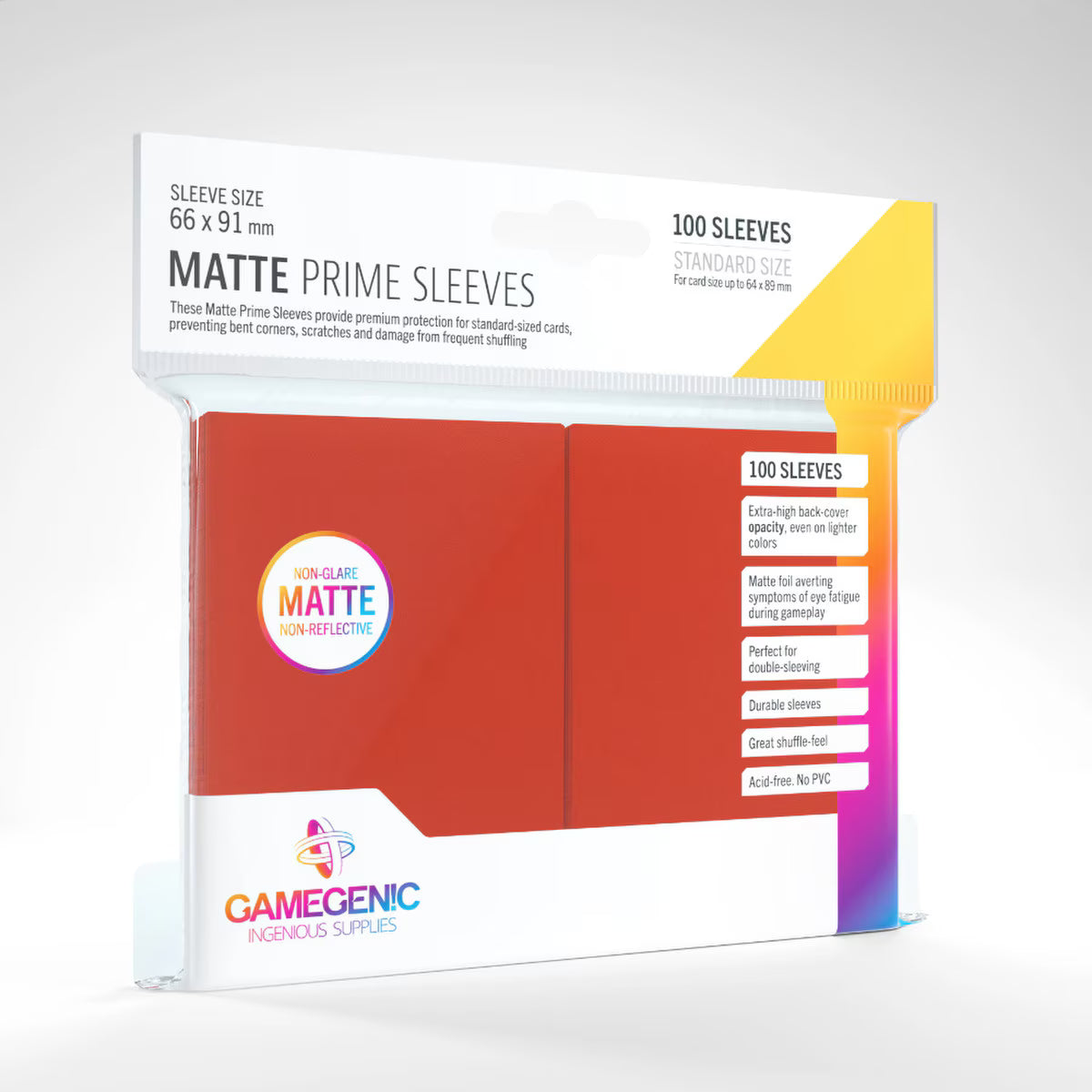 Gamegenic - Matte Prime Sleeves 100 GameGenic