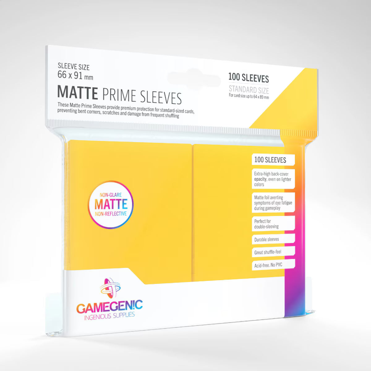 Gamegenic - Matte Prime Sleeves 100 GameGenic