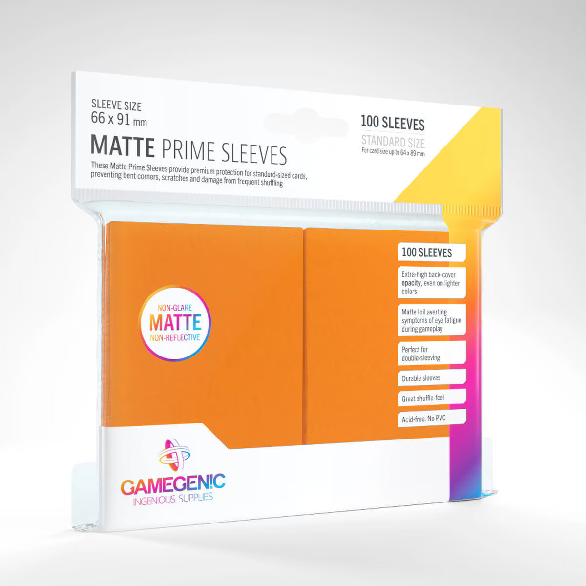 Gamegenic - Matte Prime Sleeves 100 GameGenic