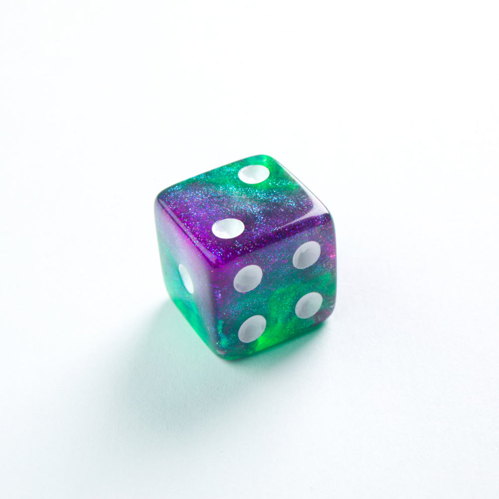 GameGenic - D6 Dice Set 16mm - Galaxy Series - Aurora (12) GameGenic