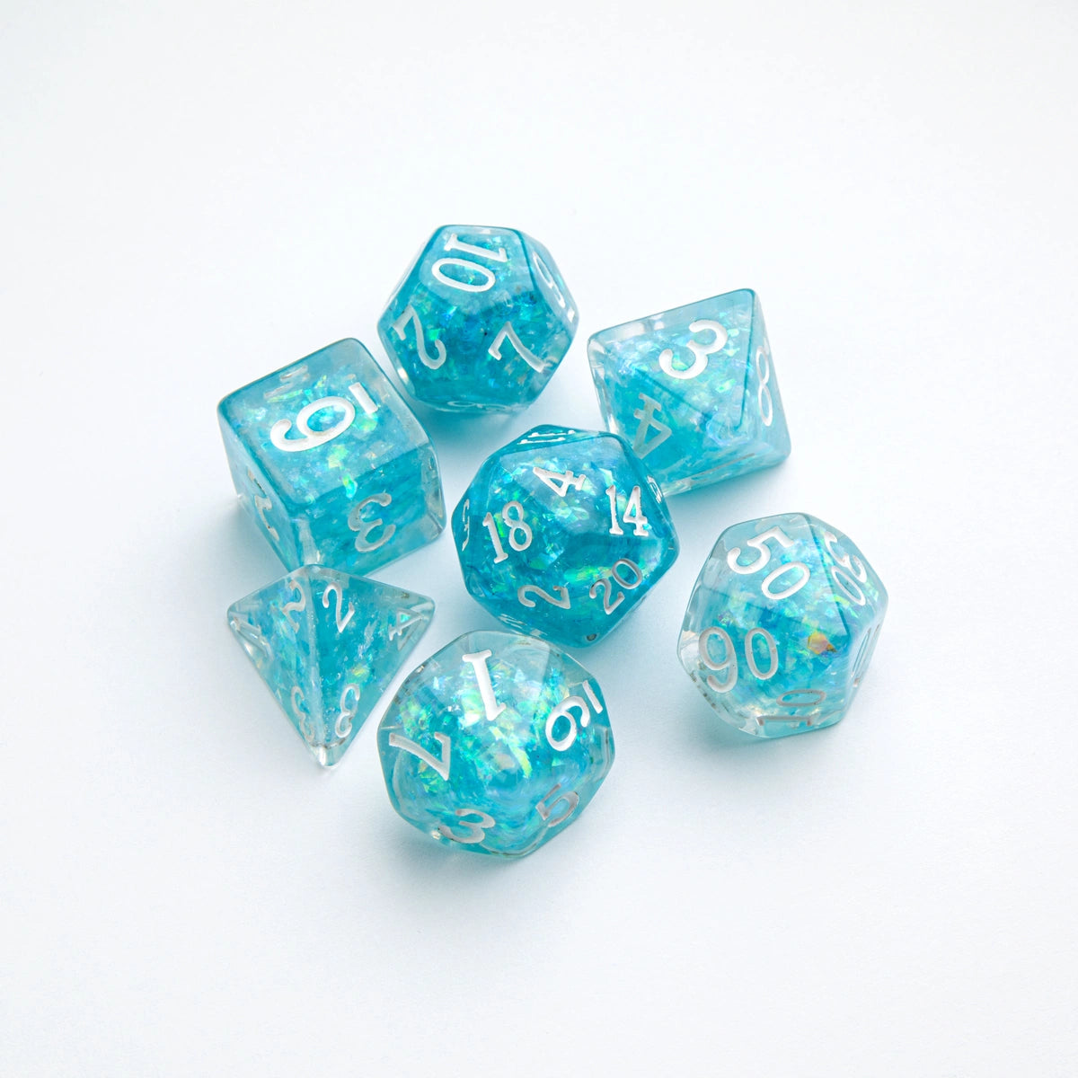 GAMEGENIC-RPG 7 DICE SET CANDY-LIKE SERIES (BLUEBERRY) Armchair Generals