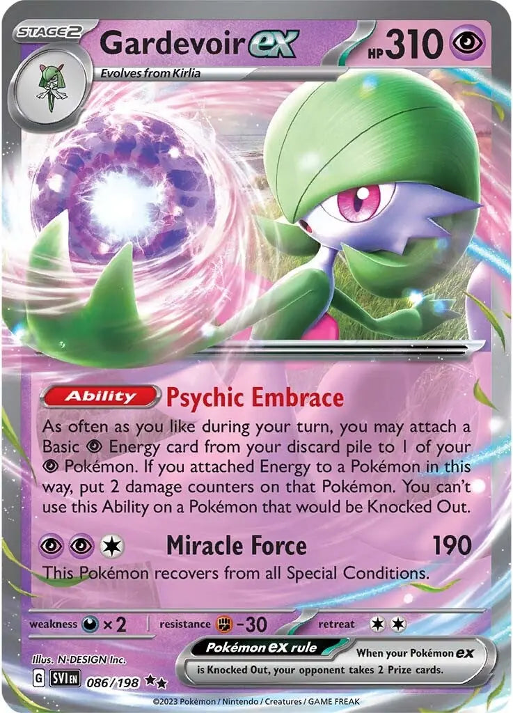 Gardevoir ex (086/198) [Scarlet & Violet: Base Set][UNGRADED] Pokemon