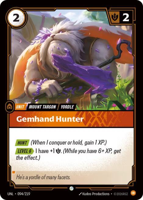 [UNL] - Riftbound: Unleashed - Gemhand Hunter Riftbound