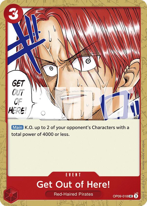 Get Out of Here! - Emperors in the New World [OP09-018] One Piece