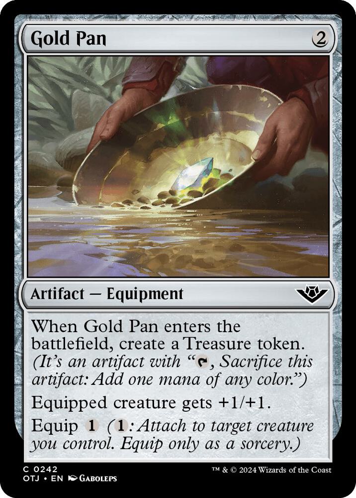 OTJ - Outlaws of Thunder Junction - Gold Pan Magic The Gathering