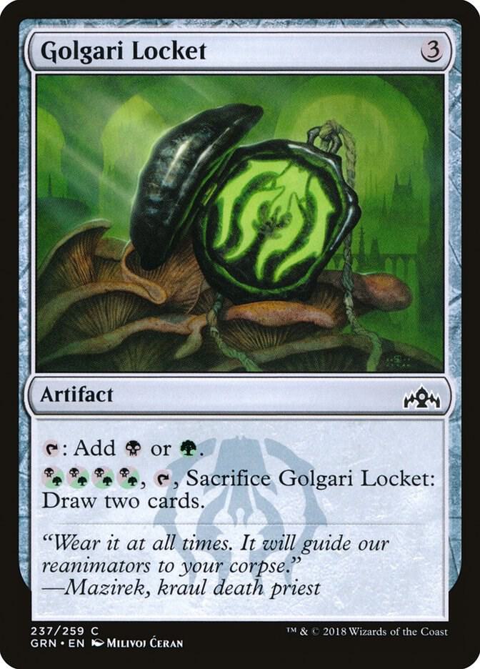 GRN - Guilds of Ravnica - Golgari Locket Magic The Gathering