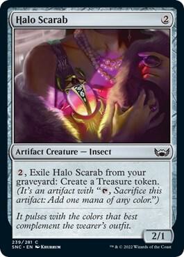 SNC - Streets of New Capenna - Halo Scarab Magic The Gathering