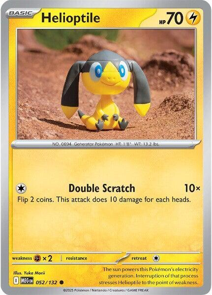 Pokemon - Mega Evolution (MEG) - Helioptile - 052/132 Pokemon