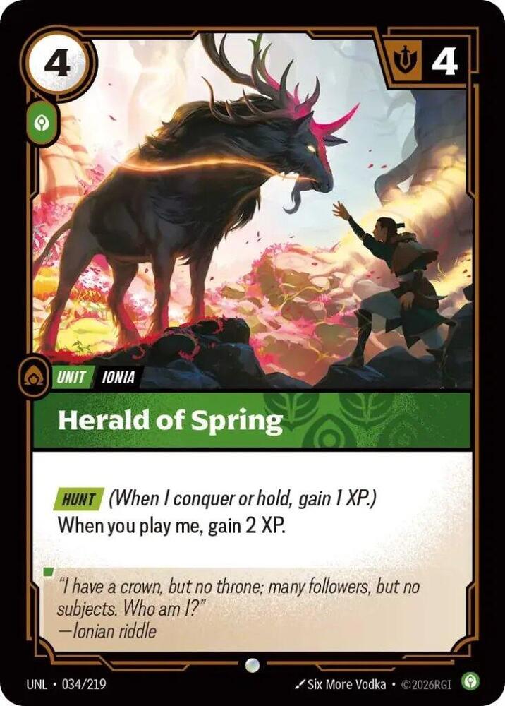 [UNL] - Riftbound: Unleashed - Herald of Spring Riftbound
