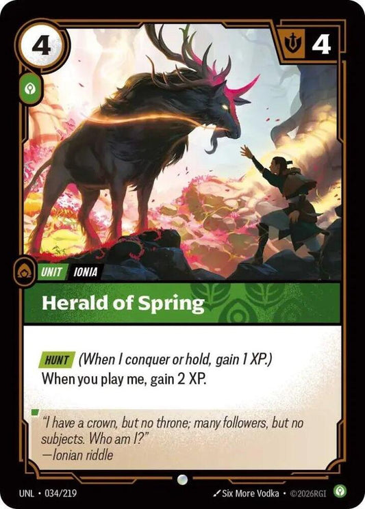 [UNL] - Riftbound: Unleashed - Herald of Spring Riftbound