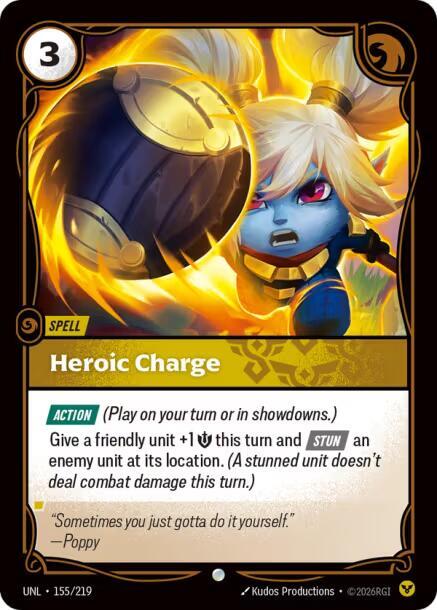 [UNL] - Riftbound: Unleashed  - Heroic Charge Riftbound