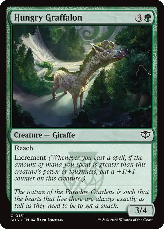 SOS - Secrets Of Strixhaven - Hungry Graffalon Magic The Gathering
