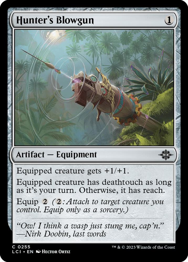LCI - The Lost Caverns of Ixalan - Hunter's Blowgun Magic The Gathering
