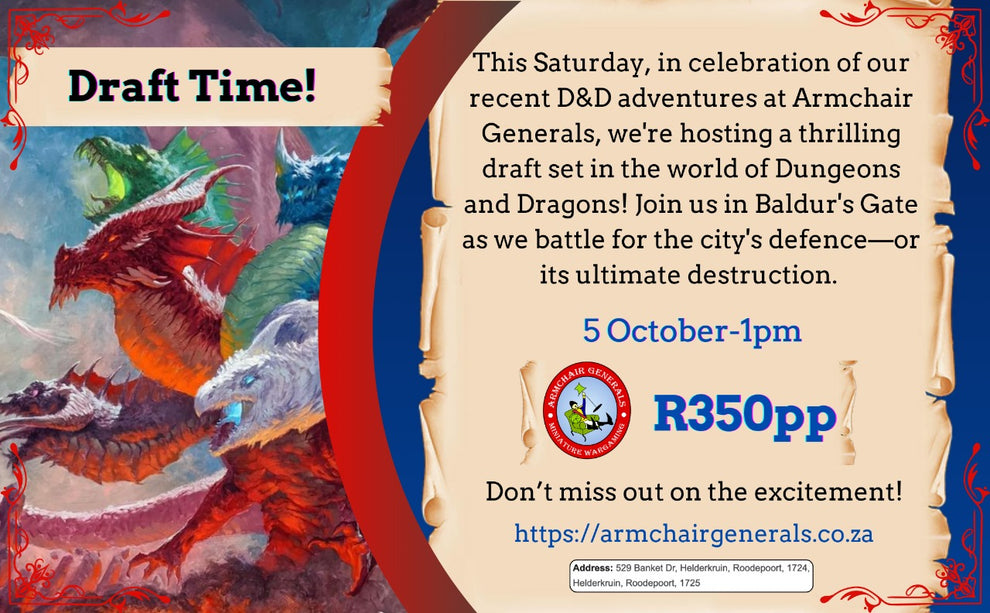 ARMCHAIR GENERALS COMMANDER LEGENDS DND DRAFT! Armchair Generals