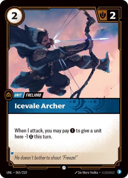[UNL] - Riftbound: Unleashed - Icevale Archer Riftbound