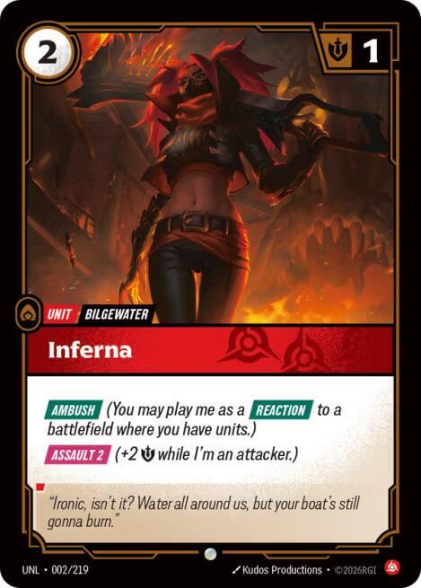 [UNL] - Riftbound: Unleashed - Inferna Riftbound