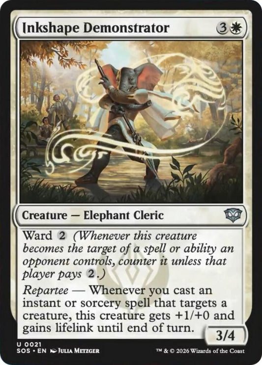 SOS - Secrets Of Strixhaven - Inkshape Demonstrator Magic The Gathering