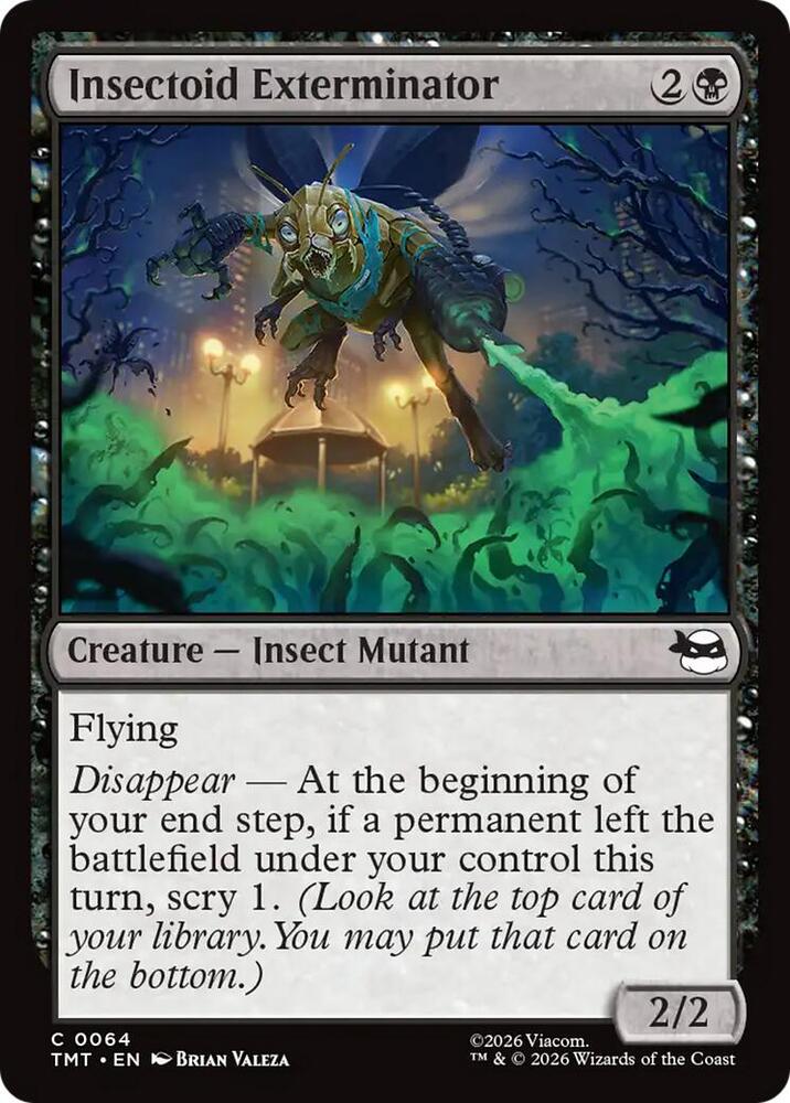 TMT - Teenage Mutant Ninja Turtles - Insectoid Exterminator Magic The Gathering