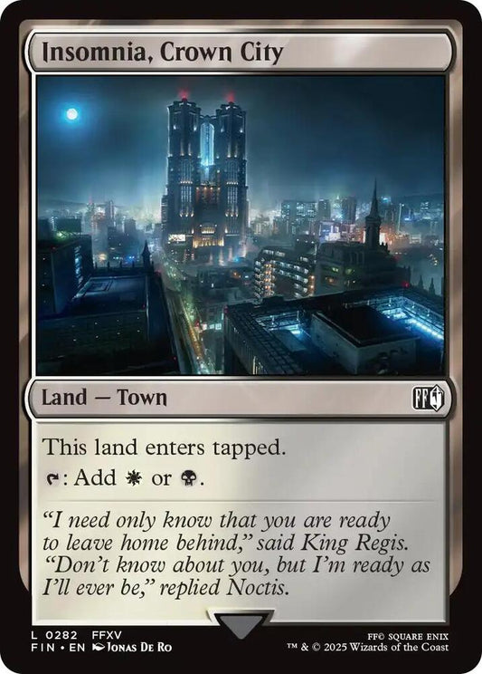 FIN - Final Fantasy - Insomnia, Crown City Magic The Gathering