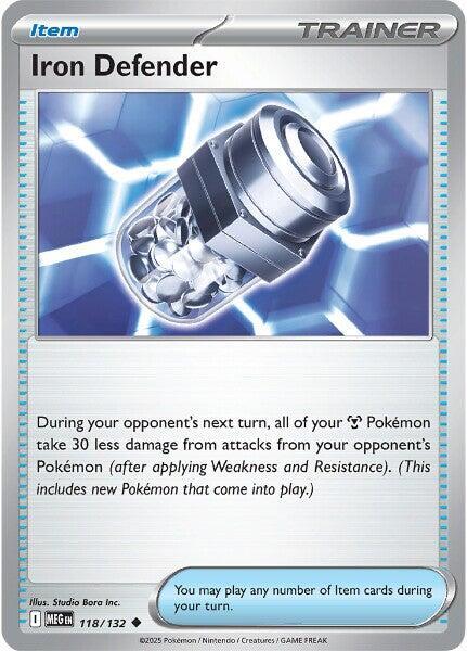Pokémon - Mega Evolution (MEG) - Iron Defender - 118/132 Pokemon