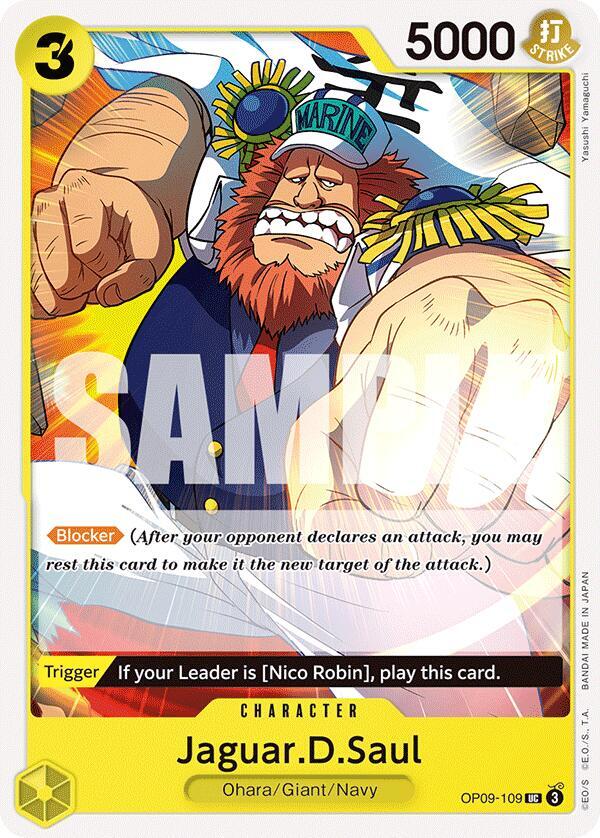 Jaguar. D. Saul - Emperors in the New World [OP09-109] One Piece