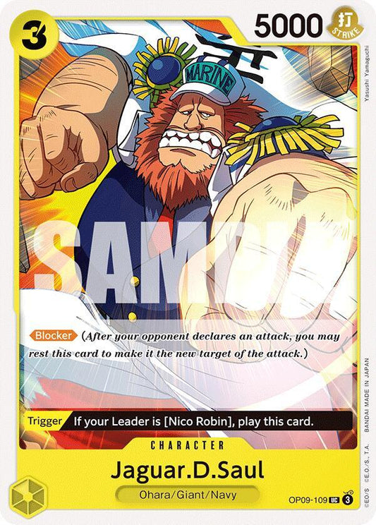 Jaguar. D. Saul - Emperors in the New World [OP09-109] One Piece