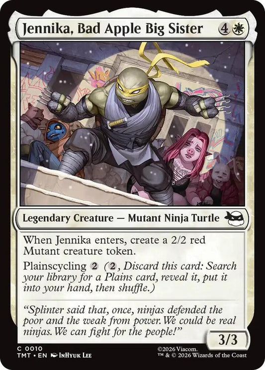 TMT- Teenage Mutant Ninja Turtles - Jennika, Bad Apple Sister Magic The Gathering