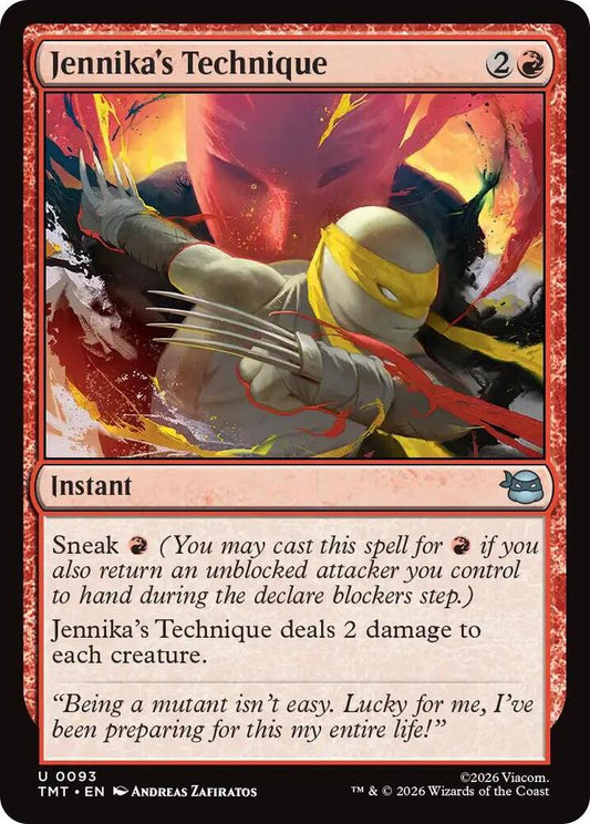 TMT - Teenage Mutant Ninja Turtles - Jennika's Technique (FOIL) Magic The Gathering
