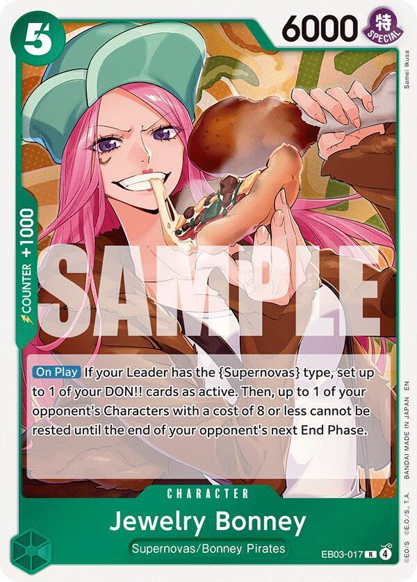 Jewelry Bonney - Extra Booster: One Piece Heroines Edition [EB03-017] One Piece