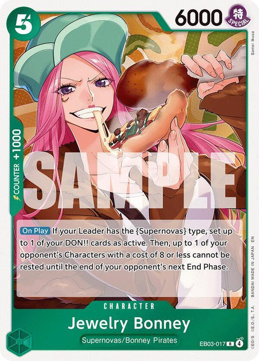 Jewelry Bonney - Extra Booster: One Piece Heroines Edition [EB03-017] One Piece