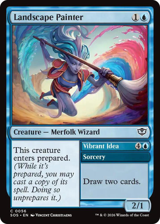 SOS - Secrets Of Strixhaven - Landscape Painter Magic The Gathering