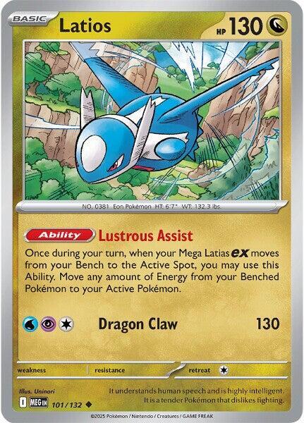 Pokemon - ME2.5 - ME: Ascended Heroes (ASC) - Latios - 101/132 Pokemon