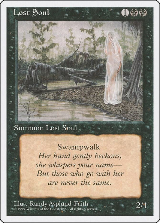 4ED - Fourth Edition - Lost Soul Magic The Gathering