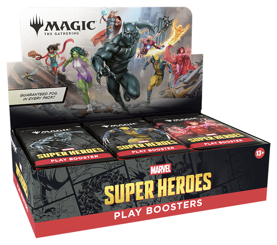 MTG Marvel Superheroes: Play Booster Box Magic The Gathering
