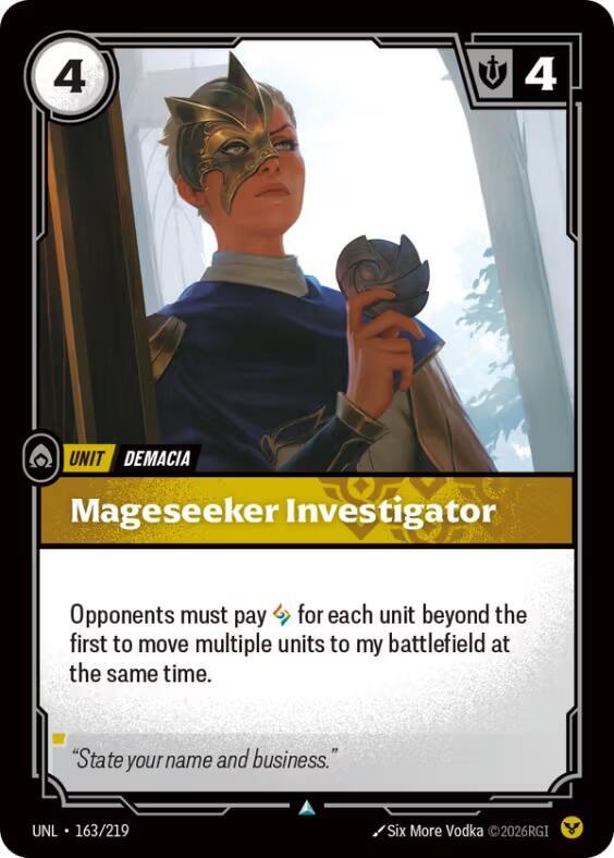 [UNL] - Riftbound: Unleashed  - Mageseeker Investigator Riftbound