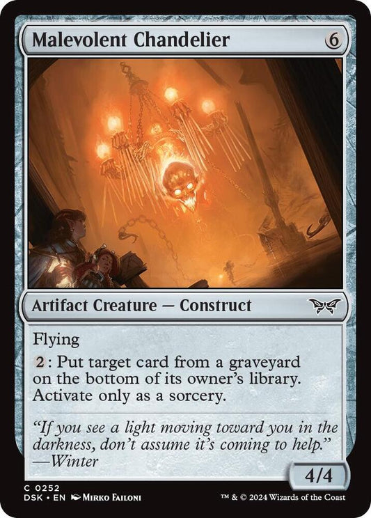DSK - Duskmourn: House of Horror - Malevolent Chandelier Magic The Gathering