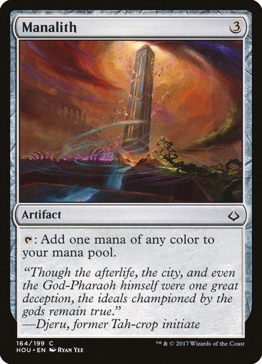 HOU - Hour Of Devastation - Manalith Magic The Gathering