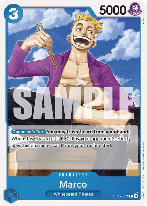 Marco - Emperors in the New World [OP09-052] One Piece